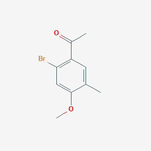 1-(2-Bromo-4-methoxy-5-methylphenyl)ethan-1-one