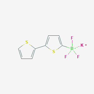 molecular formula C8H5BF3KS2 B13912110 Potassium [2,2'-bithiophen]-5-yltrifluoroborate 