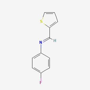 N-(4-Fluorophenyl)-1-thiophen-2-YL-methanimine