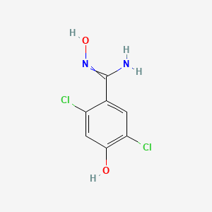 2,5-Dichloro-4,N-dihydroxy-benzamidine