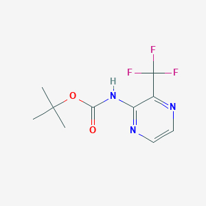 tert-Butyl (3-(trifluoromethyl)pyrazin-2-yl)carbamate