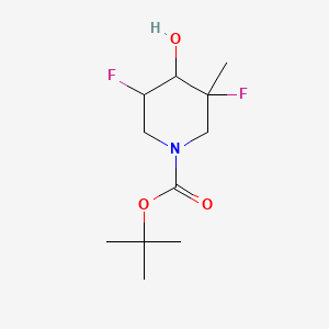 tert-Butyl 3,5-difluoro-4-hydroxy-3-methylpiperidine-1-carboxylate