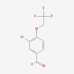 3-Bromo-4-(2,2,2-trifluoroethoxy)benzaldehyde