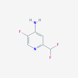 2-(Difluoromethyl)-5-fluoropyridin-4-amine