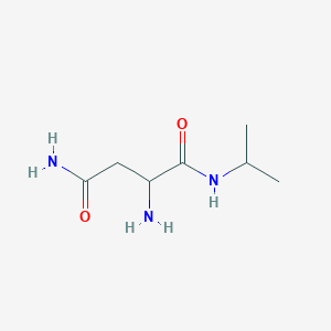 molecular formula C7H15N3O2 B13912350 N~1~-isopropylaspartamide hydrochloride 