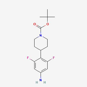 Tert-butyl 4-(4-amino-2,6-difluorophenyl)piperidine-1-carboxylate