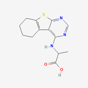 N-(5,6,7,8-tetrahydro[1]benzothieno[2,3-d]pyrimidin-4-yl)alanine