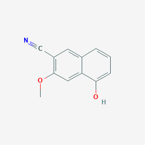 5-Hydroxy-3-methoxy-2-naphthalenecarbonitrile