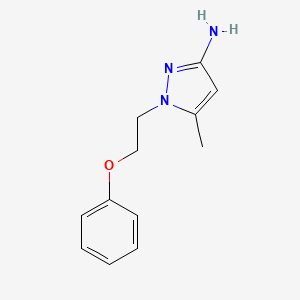 5-Methyl-1-(2-phenoxyethyl)-1H-pyrazol-3-amine