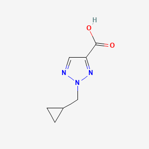 2-(Cyclopropylmethyl)-2H-1,2,3-triazole-4-carboxylic acid