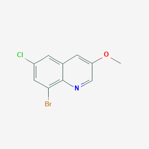 8-Bromo-6-chloro-3-methoxyquinoline