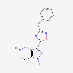 3-Benzyl-5-(1-methyl-4,5,6,7-tetrahydropyrazolo[4,3-c]pyridin-3-yl)-1,2,4-oxadiazole