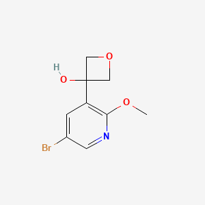 3-(5-Bromo-2-methoxy-3-pyridinyl)-3-oxetanol