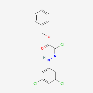 Benzyl 2-chloro-2-[2-(3,5-dichlorophenyl)hydrazono]acetate