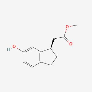 methyl 2-[(1R)-6-hydroxyindan-1-yl]acetate