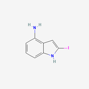 2-iodo-1H-indol-4-amine