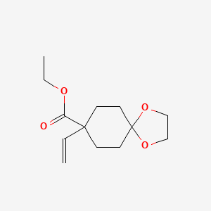 molecular formula C13H20O4 B13912675 Ethyl 8-vinyl-1,4-dioxaspiro[4.5]decane-8-carboxylate 