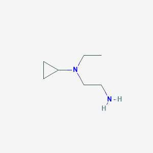 molecular formula C7H16N2 B139127 N-(2-aminoethyl)-N-ethylcyclopropanamine CAS No. 151793-24-7