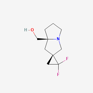 [(6S,8S)-1',1'-difluorospiro[2,3,5,7-tetrahydro-1H-pyrrolizine-6,2'-cyclopropane]-8-yl]methanol