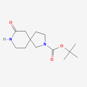 molecular formula C13H22N2O3 B13912701 Tert-butyl 7-oxo-2,8-diazaspiro[4.5]decane-2-carboxylate 