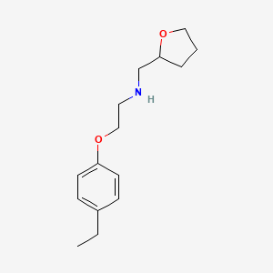 B1391272 2-(4-Ethylphenoxy)-N-(tetrahydro-2-furanylmethyl)-1-ethanamine CAS No. 1040692-30-5