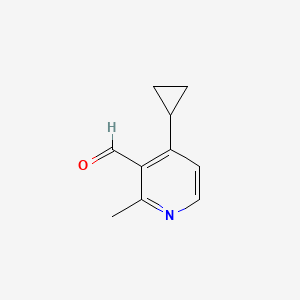 4-Cyclopropyl-2-methylnicotinaldehyde