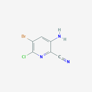 3-Amino-5-bromo-6-chloropicolinonitrile