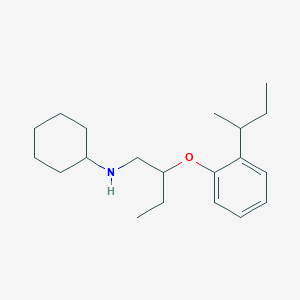 B1391275 N-{2-[2-(Sec-butyl)phenoxy]butyl}cyclohexanamine CAS No. 1040681-02-4