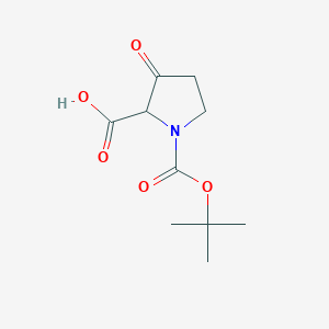 1-(tert-Butoxycarbonyl)-3-oxopyrrolidine-2-carboxylic acid