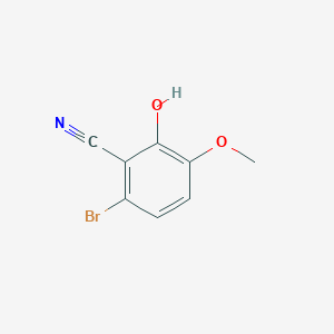 6-Bromo-2-hydroxy-3-methoxybenzonitrile