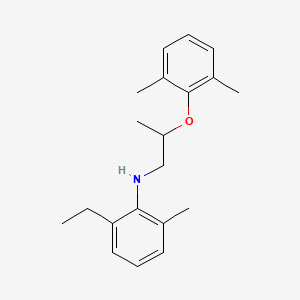 molecular formula C20H27NO B1391277 N-[2-(2,6-二甲基苯氧基)丙基]-2-乙基-6-甲基苯胺 CAS No. 1040684-58-9
