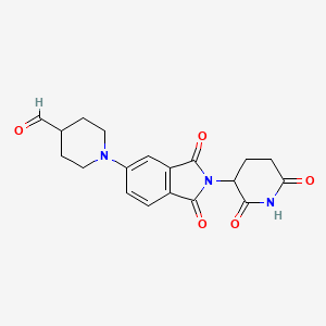 1-(2-(2,6-Dioxopiperidin-3-yl)-1,3-dioxoisoindolin-5-yl)piperidine-4-carbaldehyde