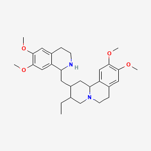 molecular formula C29H40N2O4 B13912797 Isoemetine, tetradehydro- CAS No. 7005-82-5