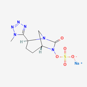 molecular formula C8H11N6NaO5S B13912816 Antibacterial agent 59 