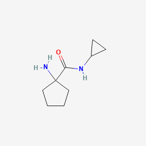 1-Amino-N-cyclopropylcyclopentanecarboxamide