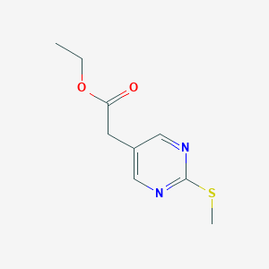 Ethyl 2-(2-methylsulfanylpyrimidin-5-yl)acetate