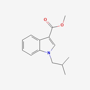 molecular formula C14H17NO2 B13912855 Methyl 1-isobutylindole-3-carboxylate 