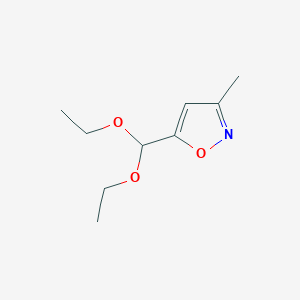 molecular formula C9H15NO3 B13912869 5-(Diethoxymethyl)-3-methylisoxazole 