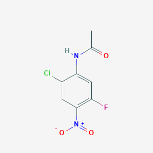 N-(2-chloro-5-fluoro-4-nitro-phenyl)acetamide