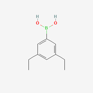 molecular formula C10H15BO2 B13912887 (3,5-Diethylphenyl)boronicacid 