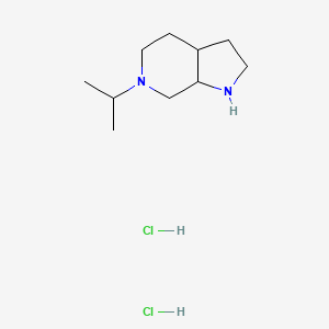 6-Isopropyl-1,2,3,3a,4,5,7,7a-octahydropyrrolo[2,3-c]pyridine;dihydrochloride