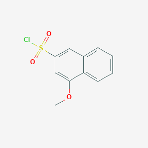 molecular formula C11H9ClO3S B13912941 4-Methoxy-2-naphthalenesulfonyl chloride 