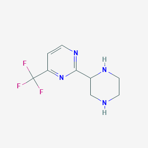 2-(Piperazin-2-yl)-4-(trifluoromethyl)pyrimidine