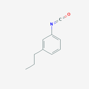 molecular formula C10H11NO B13913055 1-Isocyanato-3-propylbenzene CAS No. 61605-45-6