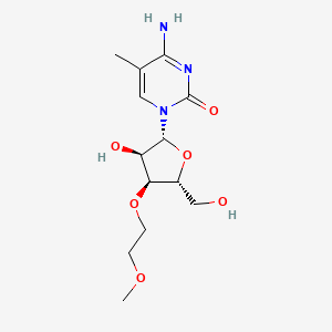 4-amino-1-[(2R,3R,4S,5R)-3-hydroxy-5-(hydroxymethyl)-4-(2-methoxyethoxy)oxolan-2-yl]-5-methylpyrimidin-2-one