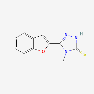 5-Benzofuran-2-yl-4-methyl-4H-[1,2,4]triazole-3-thiol