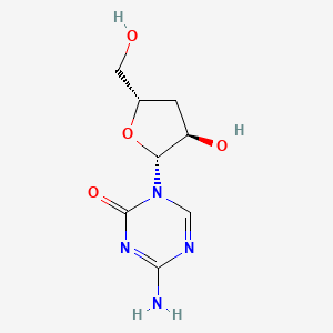 4-amino-1-[(2R,3R,5S)-3-hydroxy-5-(hydroxymethyl)oxolan-2-yl]-1,3,5-triazin-2-one