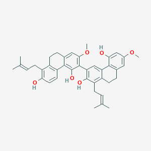 molecular formula C40H42O6 B13913162 Spiranthesol 