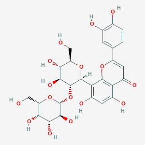 molecular formula C27H30O16 B13913189 2''-O-beta-L-galactopyranosylorientin 