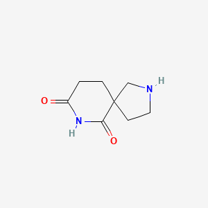 molecular formula C8H12N2O2 B13913202 2,7-Diazaspiro[4.5]decane-6,8-dione 